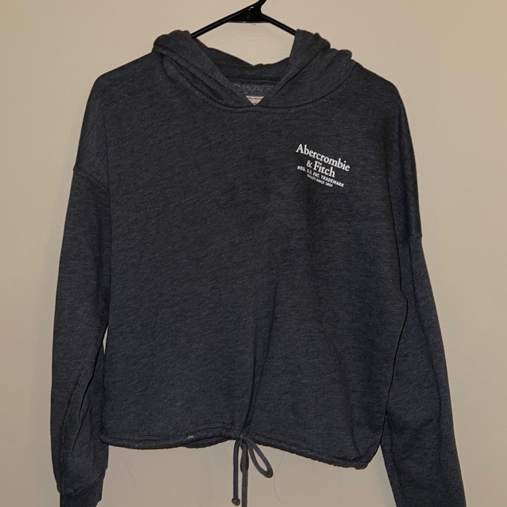 Small dark grey Abercrombie & Fitch hoodie.
